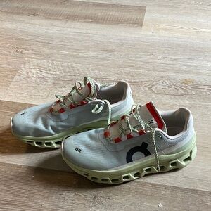 On Running Cloud Monster- Gray and Red